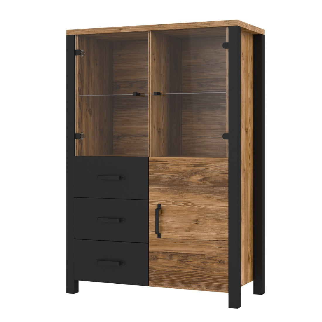 Buffet alto DARWIN - Abete e nero