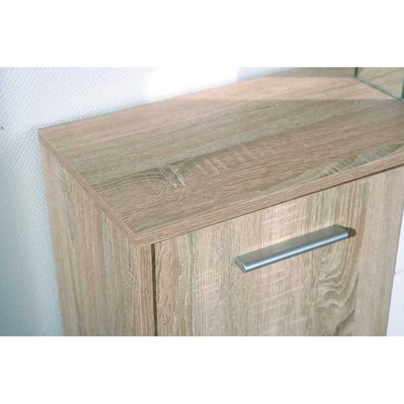 Buffet Inter Link laminato finitura rovere e bianco laccato