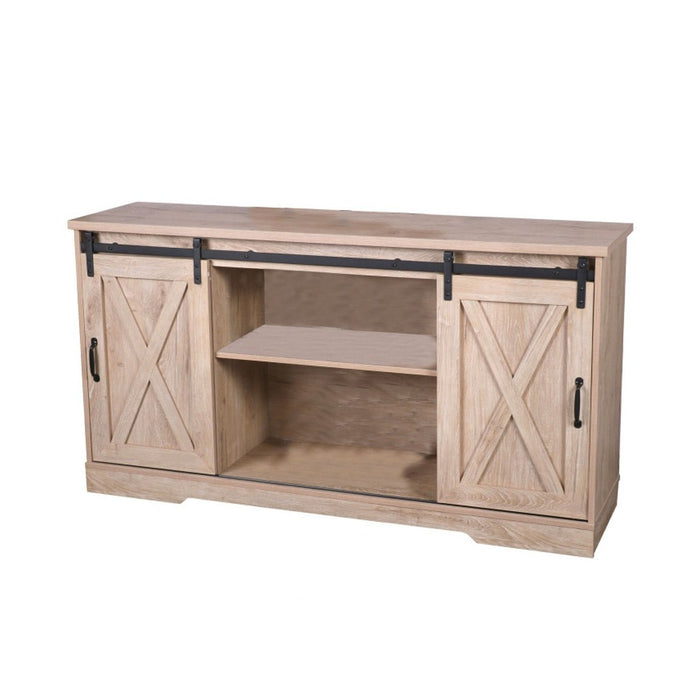 Buffet WAYNE – Rovere Chiaro con 2 Porte Scorrevoli e 2 Vani