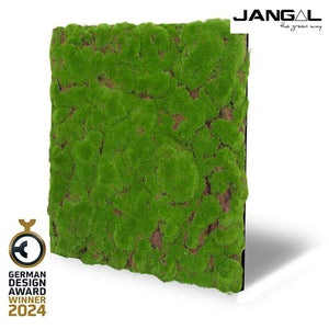 JANGAL Pannelli acustici Modulabili in FLORA sintetica ULTRAREALISTICA 52x52cm mod. FOREST GREEN BULK