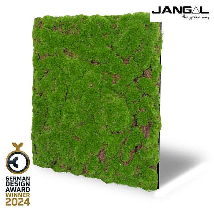 JANGAL Pannelli acustici Modulabili in FLORA sintetica ULTRAREALISTICA 52x52cm mod. FOREST GREEN BULK