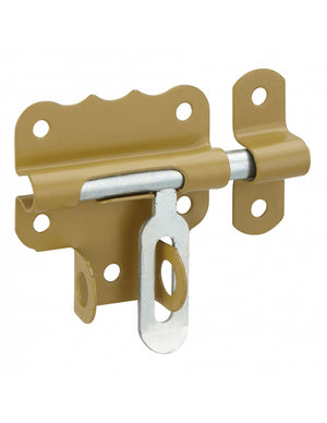 Chiusura a chiavistello per porta,  bloccabile, acciaio, Ø 7.5mm  bronzo - THIRARD