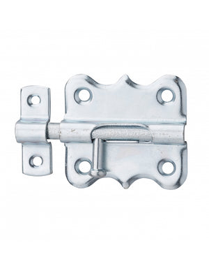 Chiusura a chiavistello per mobili, 45mm, acciaio galvanizzato, chiusura a chiavistello rotondo - Serrurerie de Picardie