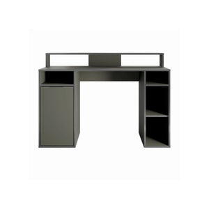 Scrivania 1 Porta GRAPHIX - 125 cm - Grigio Grafite - Collezione GRAPHIX