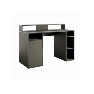 Scrivania 1 Porta GRAPHIX - 125 cm - Grigio Grafite - Collezione GRAPHIX