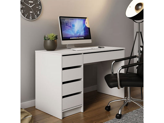 Scrivania "Ada" – 120 x 75 x 55 cm – Bianco