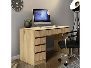 Scrivania "Ada" - 120 x 75 x 55 cm - Marrone