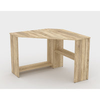 Scrivania angolare design collezione KARO colore rovere.