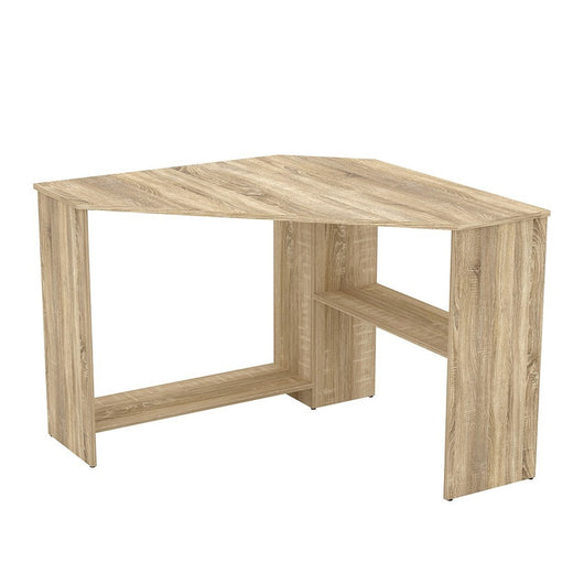 Scrivania angolare design collezione KARO colore rovere.