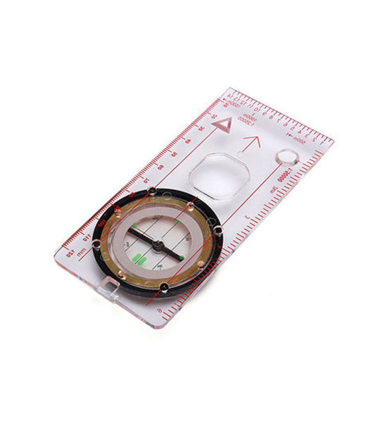 Bussola Ingrandimento Righello Scala Da Cartografia Orientamento Nautica Camping         