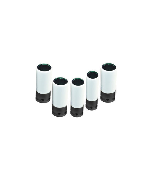 Bussole Boccole A Percussione In Cromo Molibdeno Vinilicato Kit Da 5 Pezzi 1/2"         