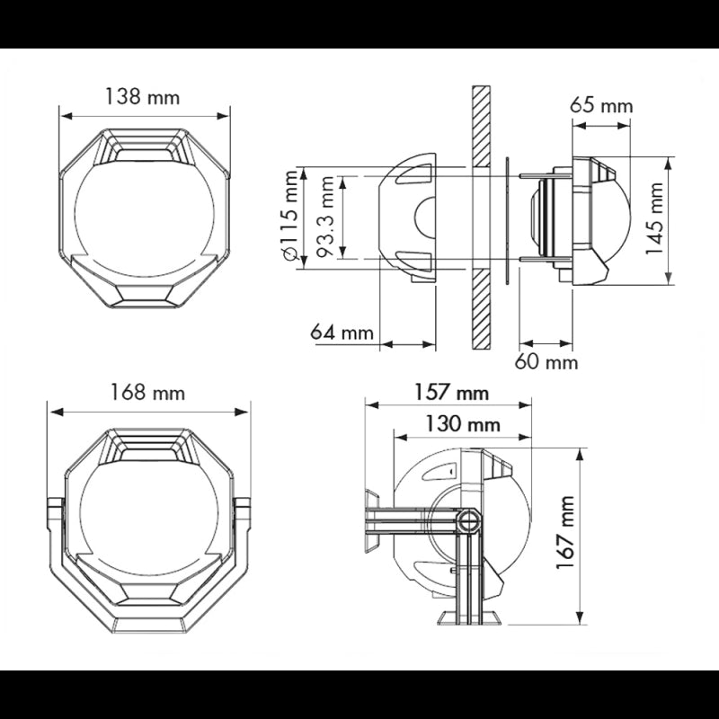 BUSSOLA CONTEST 130 BIANCA