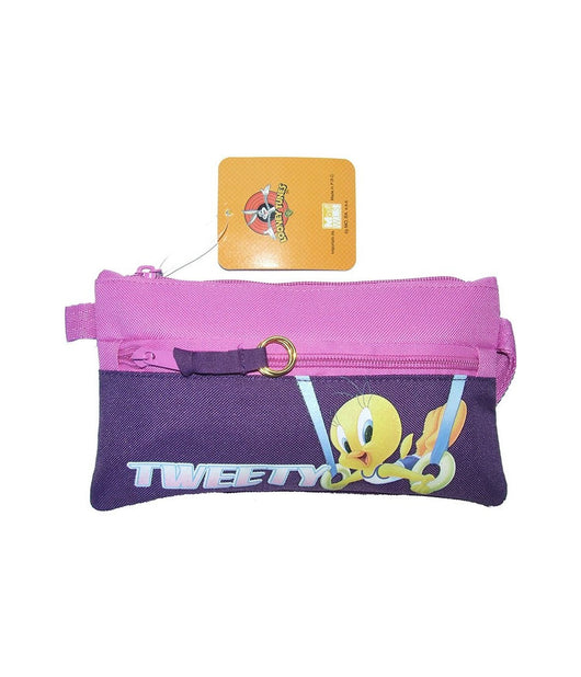 Bustina Portacolori Portapenne Per La Scuola O Disegno A Zip Singola Tweety         