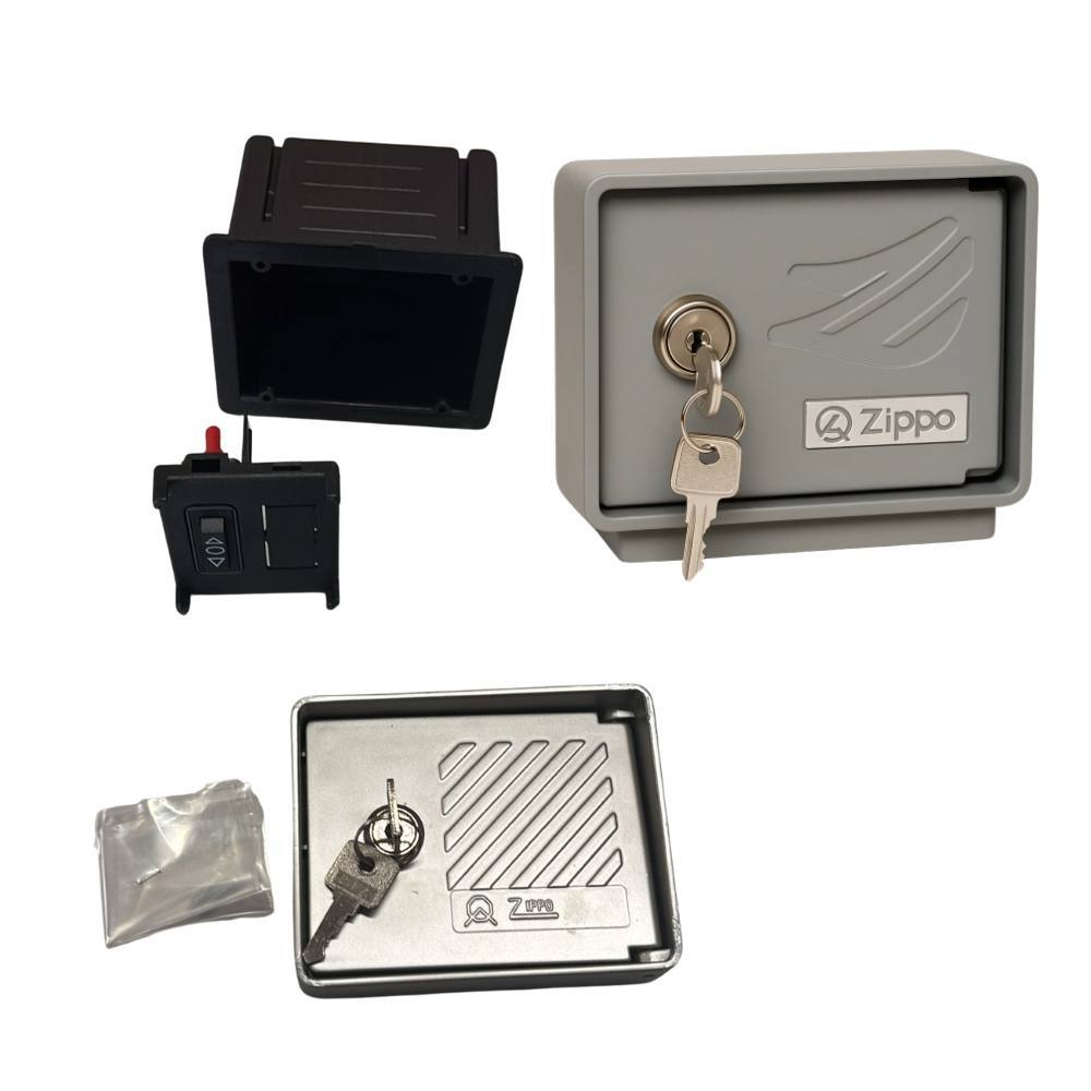 Zippo 2057 scatola porta apparecchi ip40 da incasso con chiave per serrande *** colore grigio, confezione 1