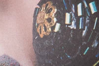 Stampa Su Tela Beautiful Lips cm 80X3,8X120