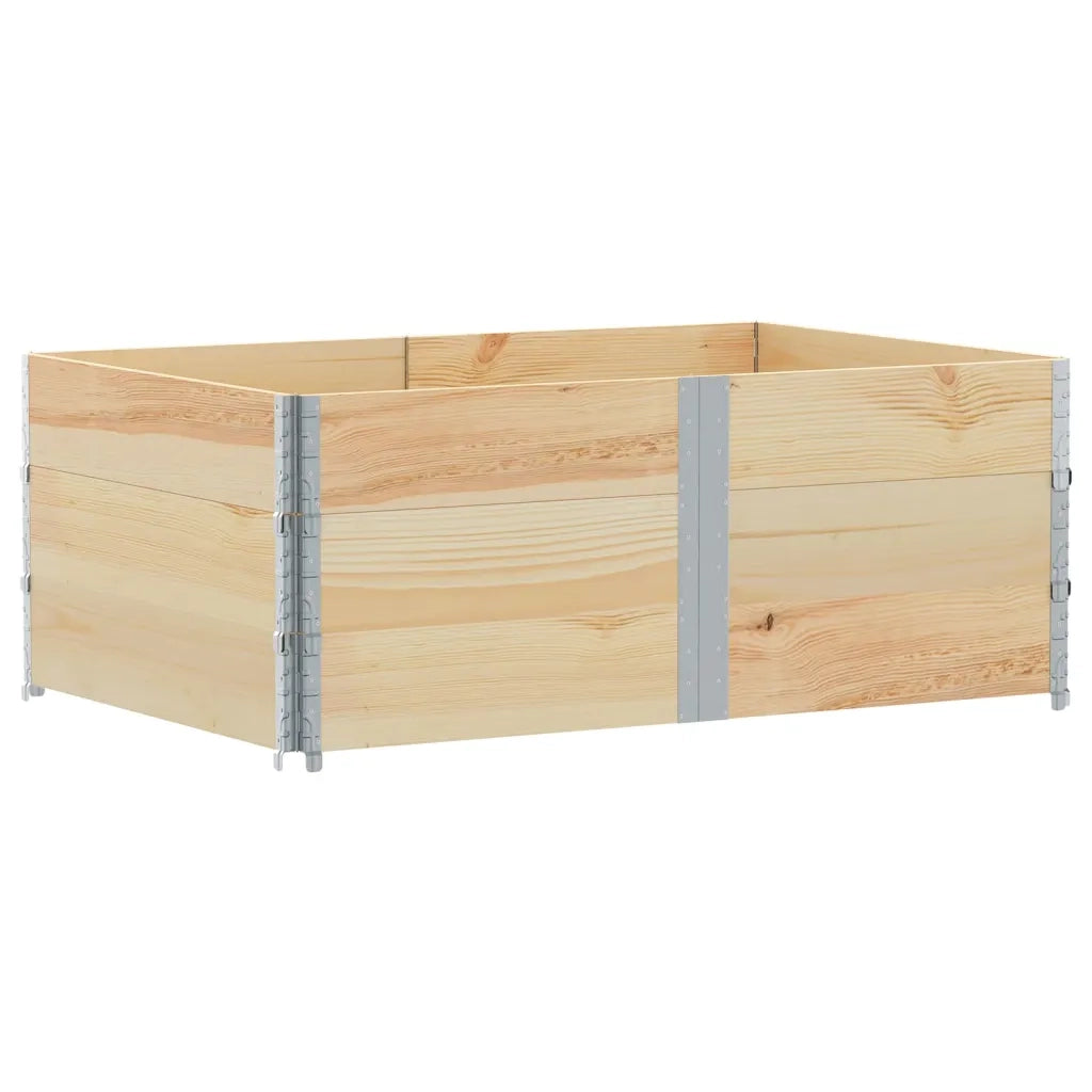 vidaXL Fioriera da Giardino 150x100 cm in Legno Massello di Pino