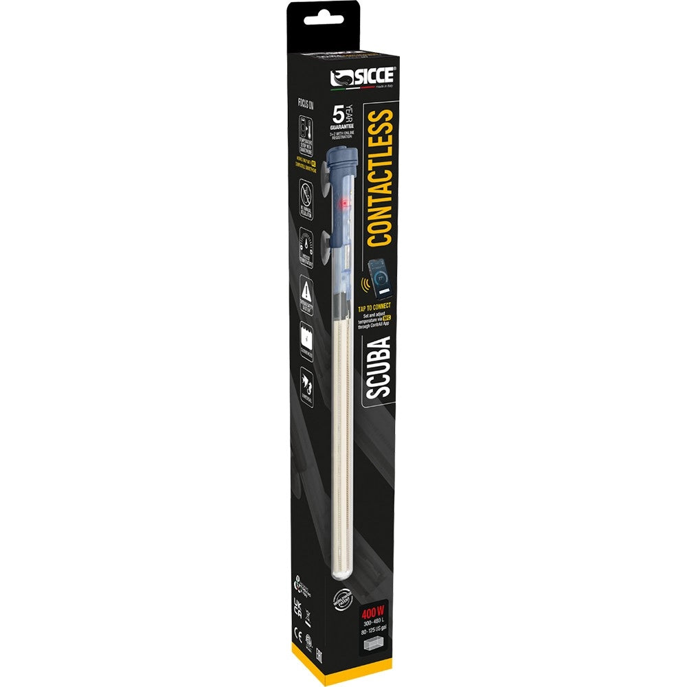Sicce Scuba Contactless 400w - riscaldatore con tecnologia Wireless NFC