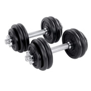 Set di manubri per allenamento con pesi con barra di estensione da 30 kg per uomini e donne bodybuilding aumento di massa sport fitness nero 12_0002026