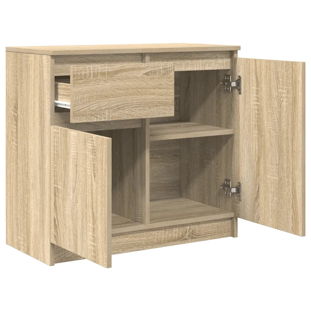 Credenza con Cassetto Rovere Sonoma 71x35x65 cm in Truciolato 861600