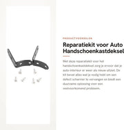 Kit di riparazione per coperchio della maniglia del portachiavi dell'auto