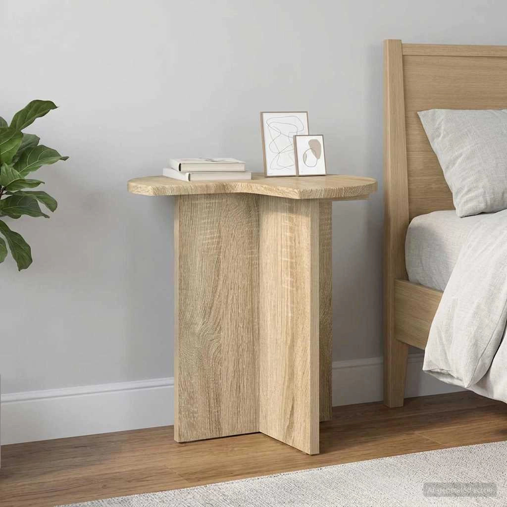 Tavolo laterale 2 pz Rovere Sonoma Ø 39 x 38 cm 8001084