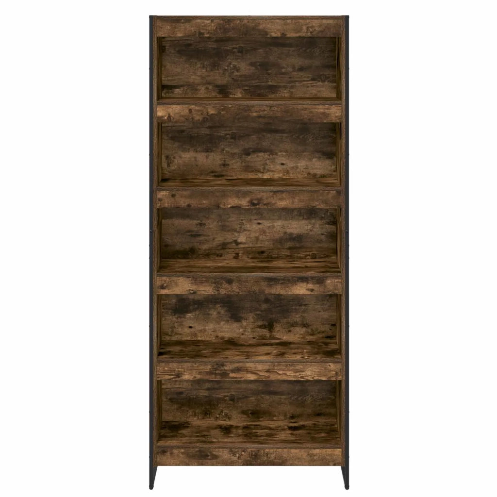 Armadio per Libri 2 pcs Quercia Fumosa 80 x 30 x 189,5 cm 3403012