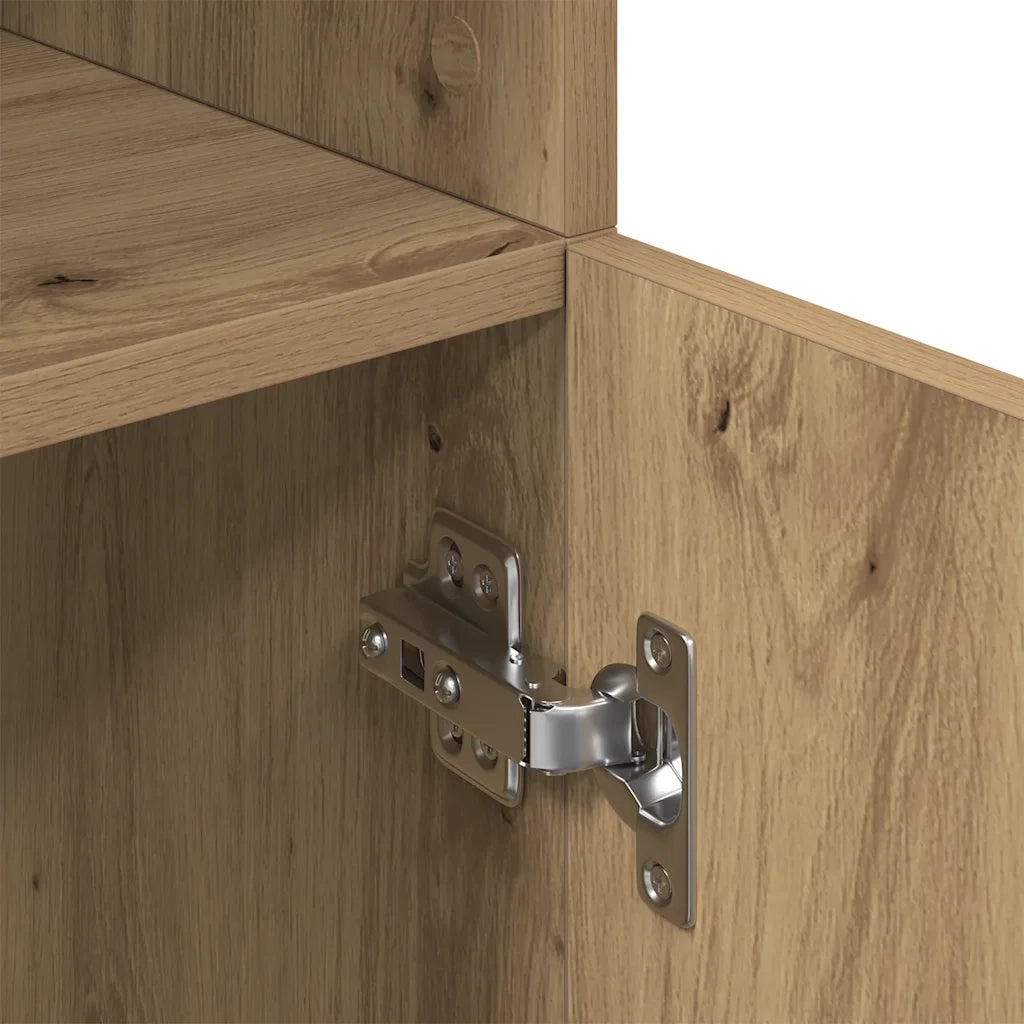 Armadietto Rovere Artigianale 57x41,5x131,5 cm in Truciolato