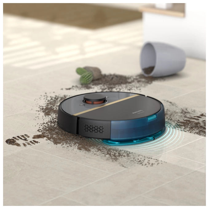 Philips robot aspirapolvere e lavapavimenti HomeRun 7000 Series XU7100-01, 5000 Pa, navigazione laser, svuotamento automatico, Wi-Fi, 180 min