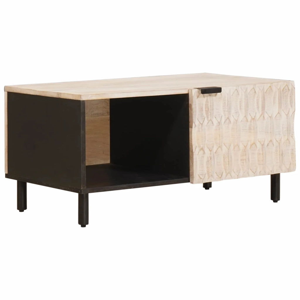 Tavolino da salotto Bianco 80 x 50 x 40 cm 4017868