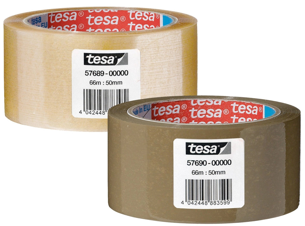 NASTRO IMBALLO 'SILENZIOSO' mm 50x66 mt - Trasparente - 36 pezzi- TESA