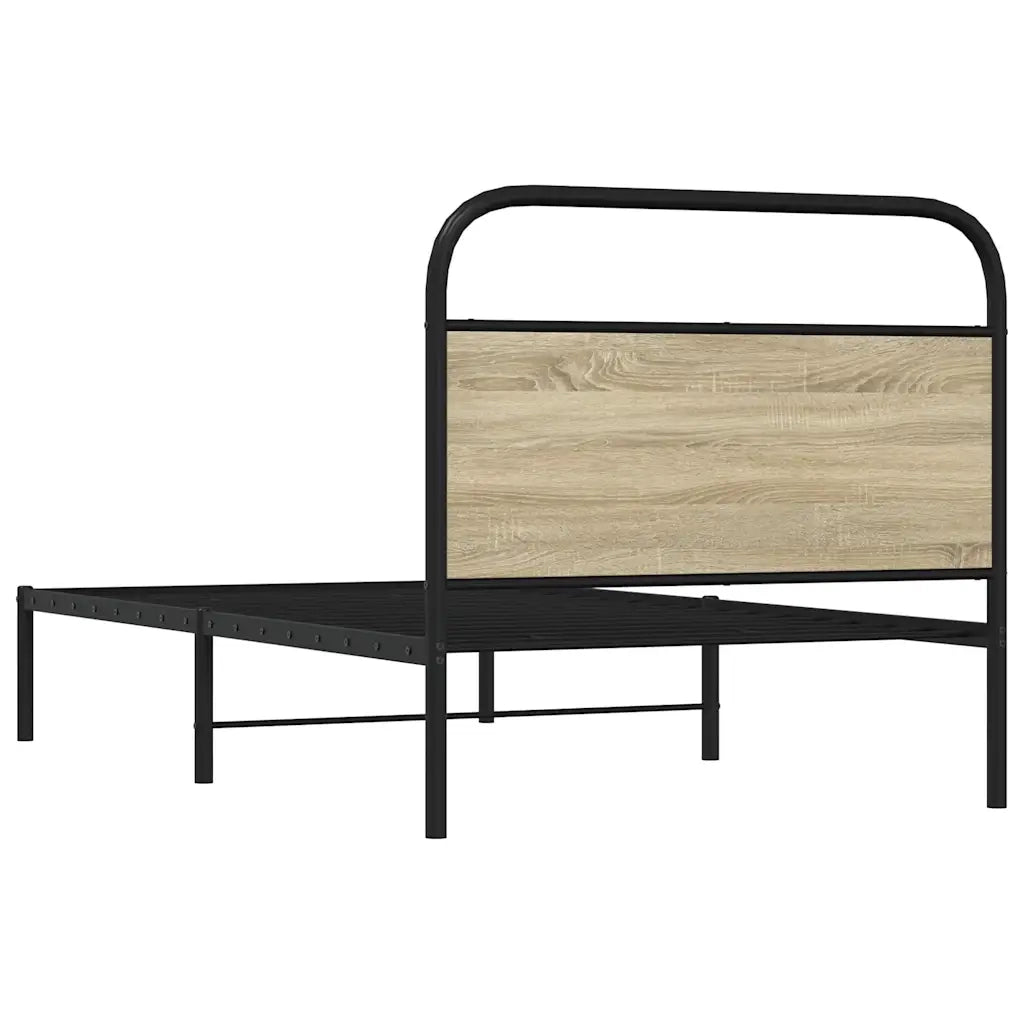 Giroletto senza Materasso Rovere Sonoma 90x200 cm in Truciolato 4100251