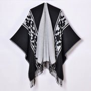 Sciarpe da donna all'ingrosso, scialli grandi in jacquard con nappe semplici