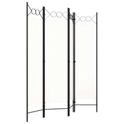 Paravento a 4 Pannelli Bianco 160x180 cm 320706