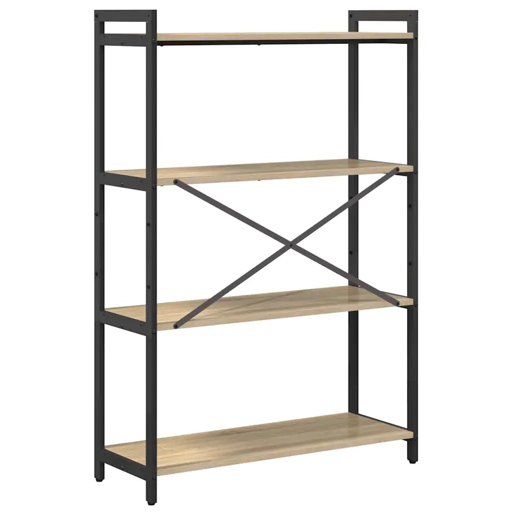 vidaXL Libreria rovere sonoma 80 x 30 x 118 cm Legno multistrato