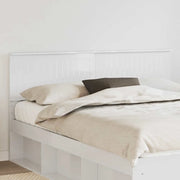 Testiera-Testata-Testiera Decorativa Bianco Lucido 160 cm Legno multistrato 706886