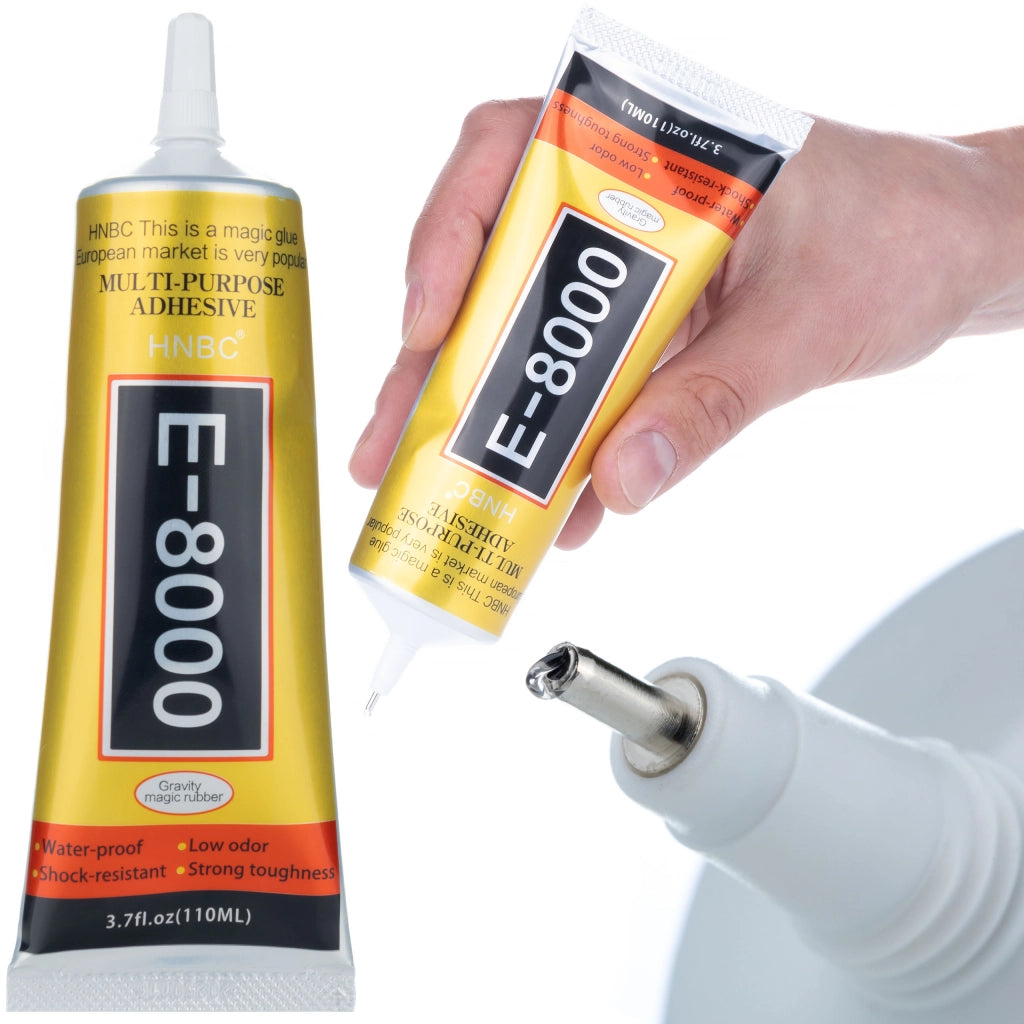 Colla Universale E-8000 110ml – Precisione e Versatilità | Asciugatura Rapida 3-6 Min