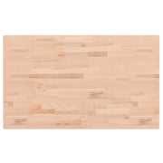 Piano Tavolo | Superficie Tavolo | Piano Scrivania 100x60x1,5cm Rettangolare Legno Massello Faggio