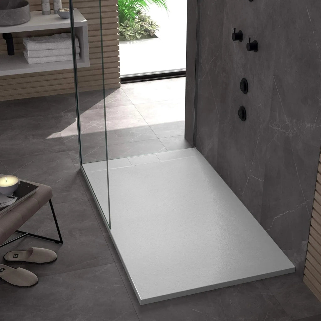 Piatto Doccia Bazalt White 80x120