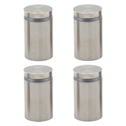 DISTANZIALI INOX PER TARGHE Ø 18 mm - pz 4  - Blister Koncreto