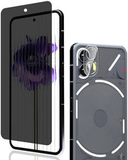 Protezione schermo 9H - pellicola protettiva per camera 1 pezzo - Anti-spy - Senza bolle d'aria - Protezione vetrata blindata - Adatto per Nothing Phone(2) - Screenprotettore