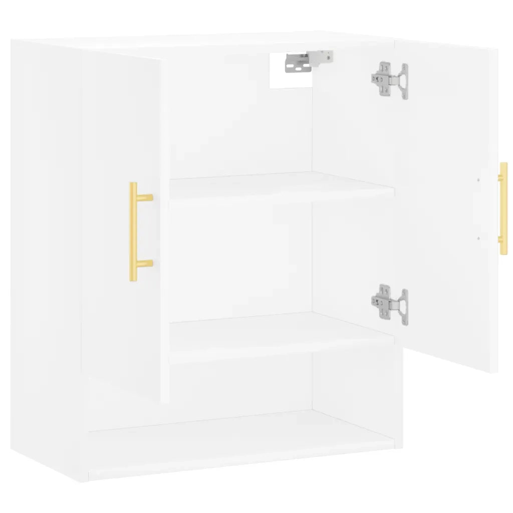 Armadietto a Muro | Mobile a Parete Bianco 60x31x70 cm in Legno Multistrato