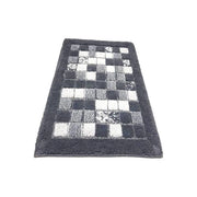 Quarzo Bianco 8050038513623 Tappeto Bagno Quarzo Bianco 13623 MOSAICO Antracite Materiale Sintetico Stile Art déco Lavabile in Lavatrice colore Multicolore