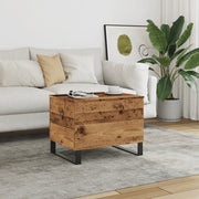 Tavolino da Salotto Legno Antico 60x44,5x45cm Legno Multistrato