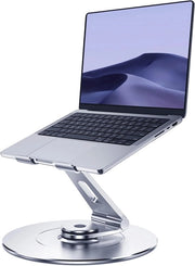 Stand per Laptop Rotativo con 360 Gradi di Regolazione e Altezza Adattabile