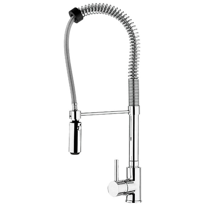 CM PONZA 9105 MISCCRM ACQUAMIX Miscelatore cucina con mollettone e doccia a due getti colore Cromato