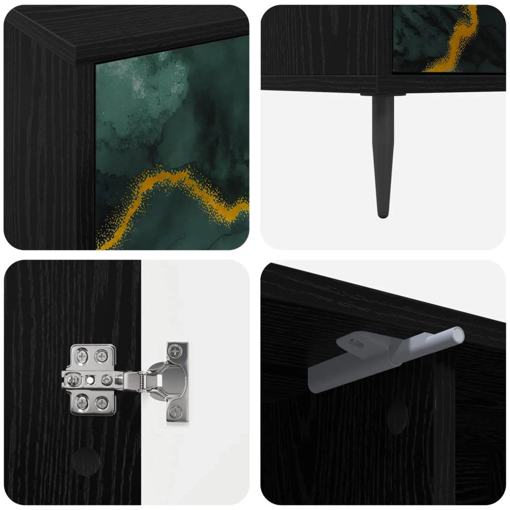 Mobile TV WIJHE 102 x 33 x 51 cm Rovere Nero 8007054