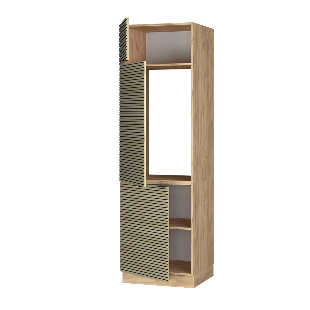 Vicco Mobiletto per frigorifero Pannello in quercia 60 cm