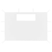 Pareti con Finestre per Gazebo 2 pz Bianche 3070420