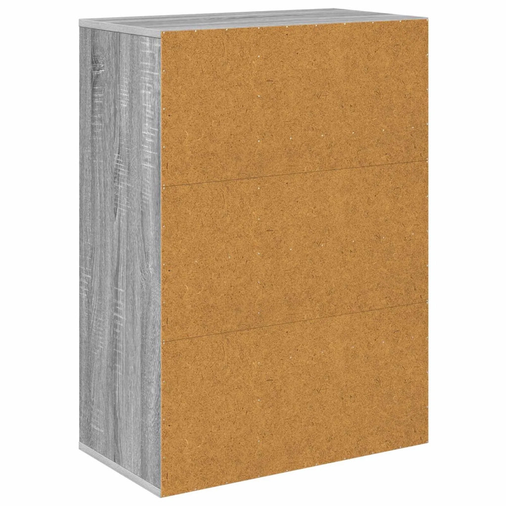 Credenza | Madia | Buffet da pranzo | Armadio da pranzo con cassetto Grigio Sonoma 60 x 33,5 x 84 cm