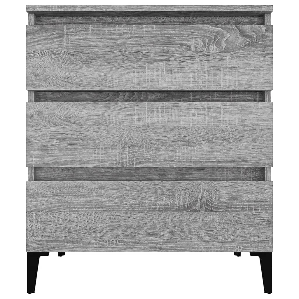 Buffet credenza cassettiera armadio mobile contenitore organizer cucina soggiorno salotto Sonoma 60 x 35 x 70 cm legno ingegnerizzato grigio 02_0036393